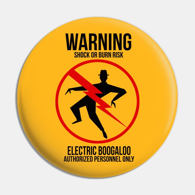 Electric Shock Hazard Pin by Dedos The Nomad