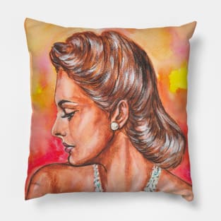 Olivia de Havilland Pillow
