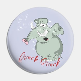 Strange elephant Pin