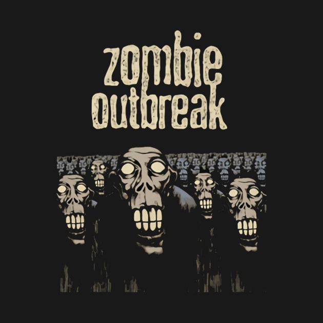 Zombie Outbreak Abstract Illustration by asokabudaya