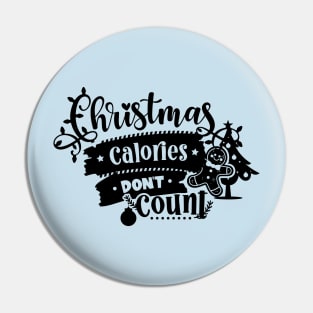 Christmas calories don't count Pin