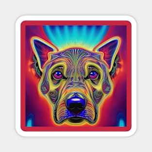 Dharma Dog (19) - Trippy Psychedelic Doggo Magnet