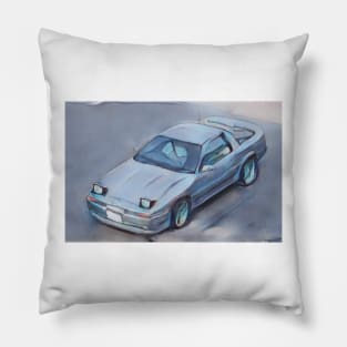 Toyota Supra A70 - Cartoon Design Pillow