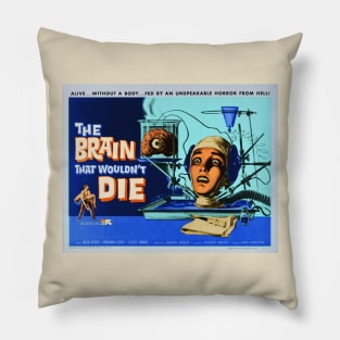 The Brain that Wouldn't Die Pillow