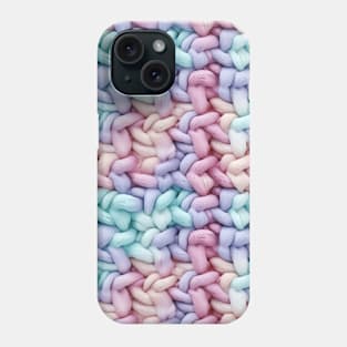 Pastel Knit Waves Phone Case