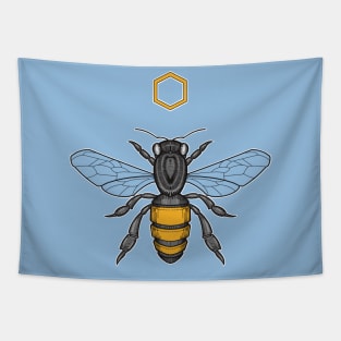 honey bee and honeycomb Tapestry