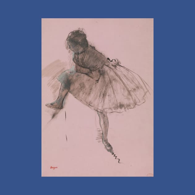 Study of a Ballet Dancer (recto); Two Studies of Dancers (verso) by EdgarDegas