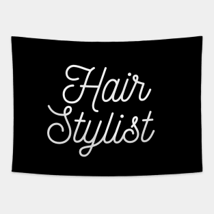 Hair stylist text lettering Tapestry