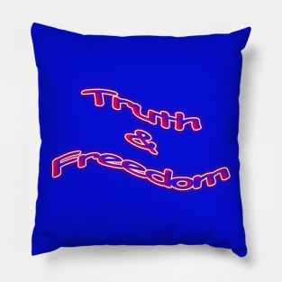 Truth & Freedom Retro American Spirit Pillow
