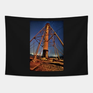 Stars over the Marblehead Light Tower Marblehead MA Tapestry