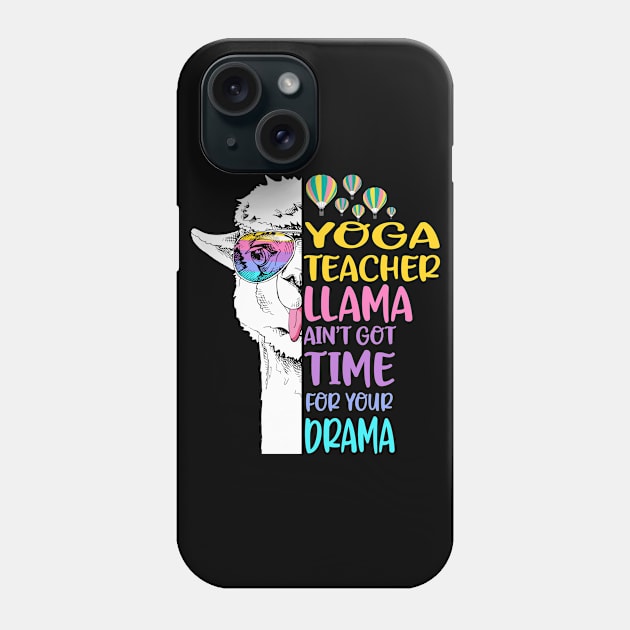 Yoga Teacher Llama Phone Case by Li