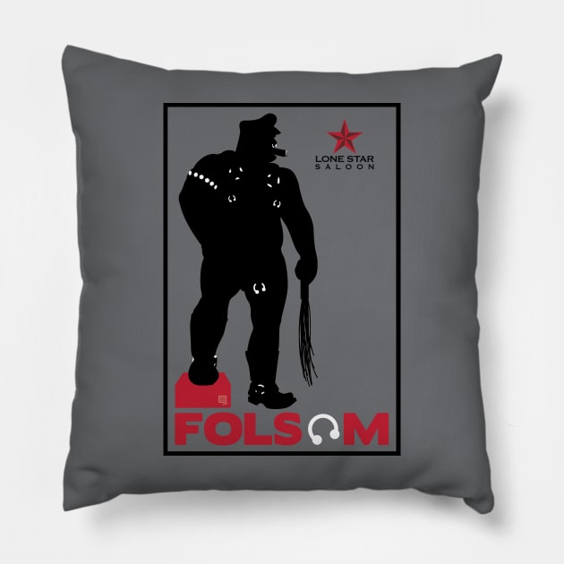 Lone Star Folsom 2019 Pillow by BEarMUSEMENT