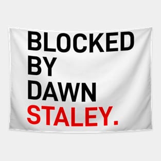 Blocked By Dawn Staley, White Version Tapestry