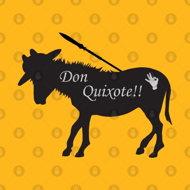 Don Quixote Buckwheat Otay Donkey MUTCD Sign by HipsterSketch