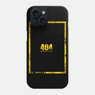 404 Design Not Found Phone Case