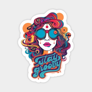 Stay Groovy Magnet