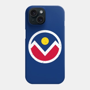 Retro Denver Colorado Flag // Vintage Denver Grunge Emblem Phone Case