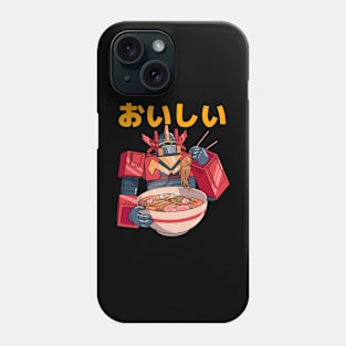 Kawaii Ramen Robot Phone Case