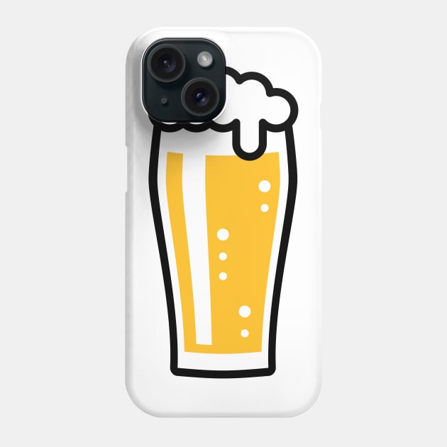 Beer Glass (Beer Drinker / Pale Ale / 2C) Phone Case by MrFaulbaum