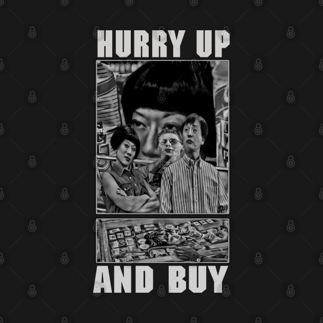 Hurry Up And Buy (B&W) by The Dark Vestiary