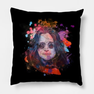 Ozzy Osborne - Watercolor Illustration Pillow