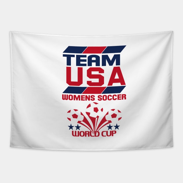 Team USA Soccer Tapestry by GLStyleDesigns