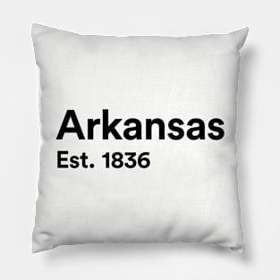 Arkansas - Est. 1836 Pillow