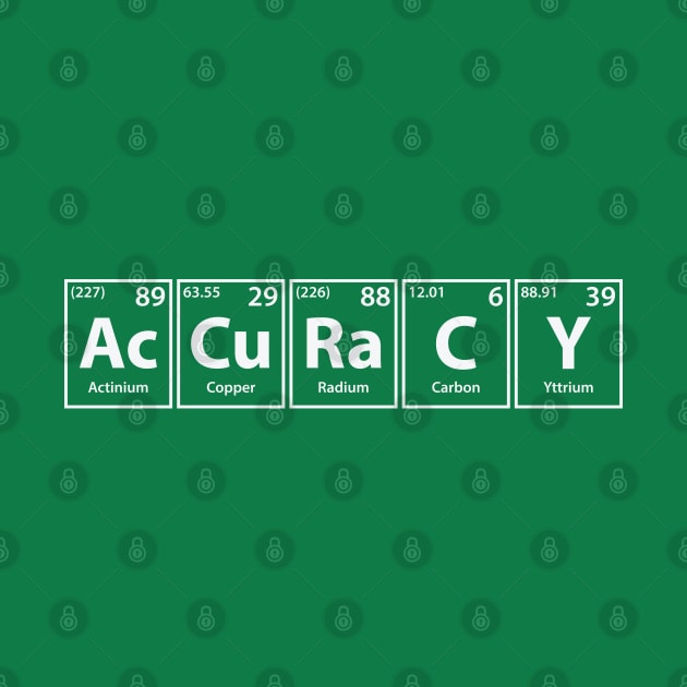 Accuracy (Ac-Cu-Ra-C-Y) Periodic Elements Spelling by cerebrands