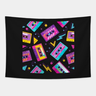 Colorful Music Mixtapes Tapestry