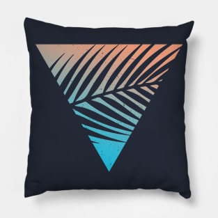 Sunset triangle Pillow