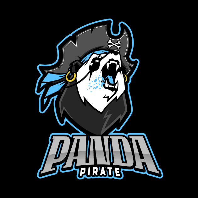 Panda Pirate by Dog Lovers Store