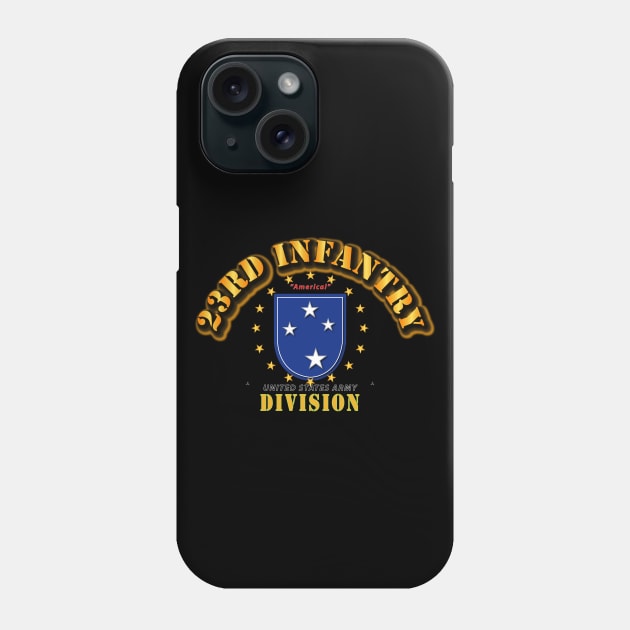 Army - 23rd Infantry Division -  Americal Division Phone Case by twix123844