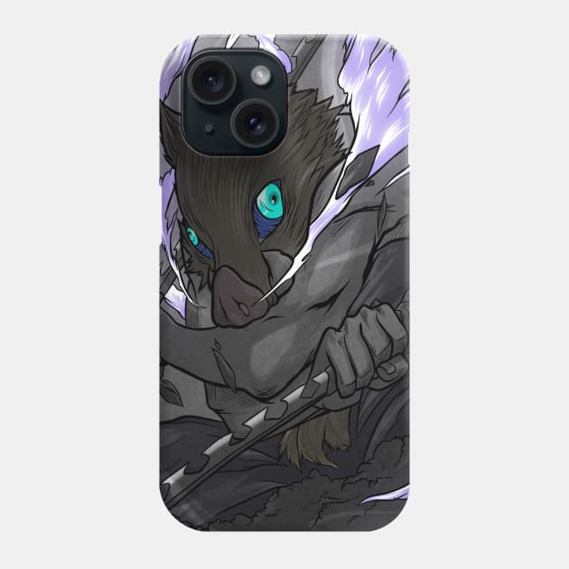 Hashibira Inosuke - Demon Slayer Phone Case by Jipau