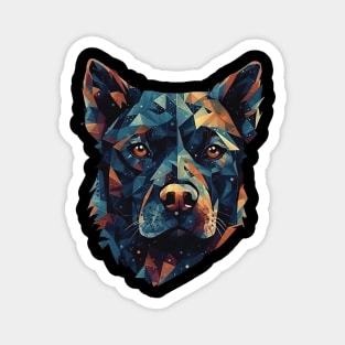 Abstract dog Magnet