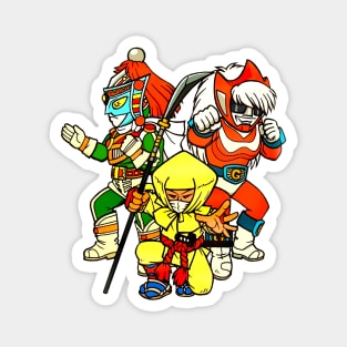 Go! Greenman, Godman & Kotaro Ushiwaka Magnet