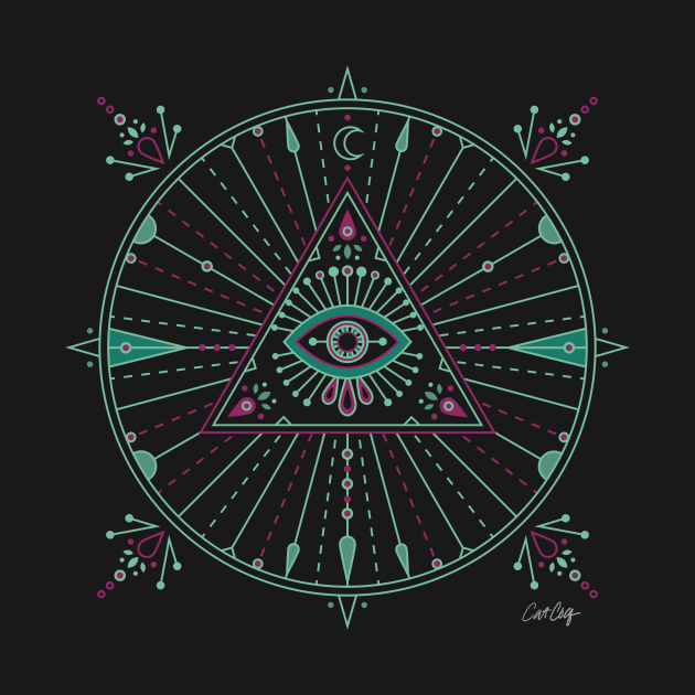 Evil Eye Mandala by CatCoq