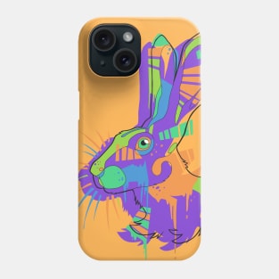 Color Outside the Lines - Rabbit Phone Case