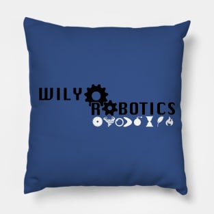 Wily Robotics with Weapons Pillow