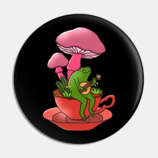 Frog and Banjo Pin