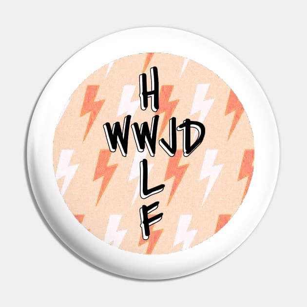 wwjd x hwlf circle Pin by mansinone3