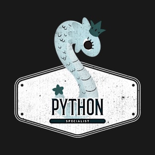 Python Coder Specialist Cute Dragon T-Shirt