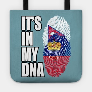 Liechtensteiner And Nepalese Mix DNA Flag Heritage Tote