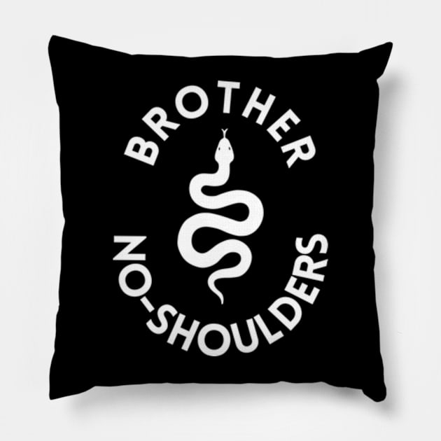 Brother No-Shoulders - Snake Lovers Pillow by Desert Owl Designs