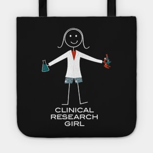 Funny Womens Clinical Research Girl Tote