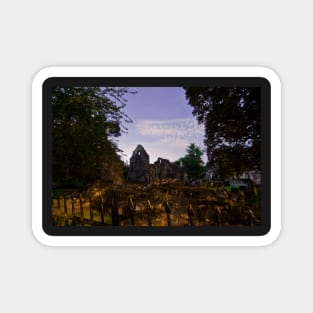 Kirkstall Abbey 4262-A Cistercian monastery Leeds West Yorkshire Night After   Dark Photography Magnet