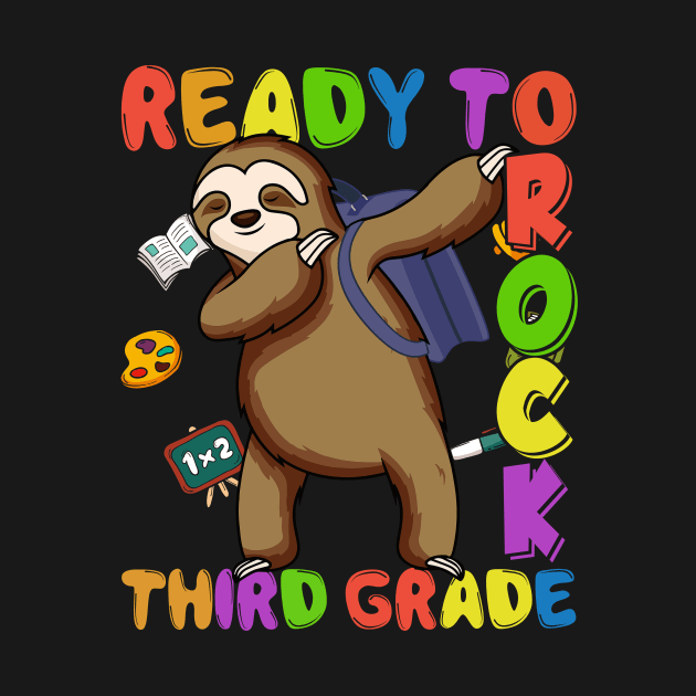 Dabbing 3rd Grade Sloth Back To School by kateeleone97023