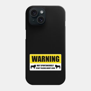 Warning - lions Phone Case