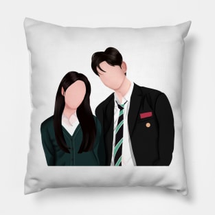 All of us are dead, Choi Nam Ra and Lee Soo Hyuk Drawing Pillow