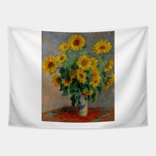 Sunflowers by Claude Monet Tapestry