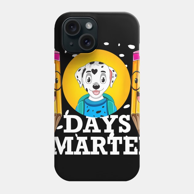 101 Days Smarter 100 Days Of School Ends Student Teacher Phone Case by Manonee